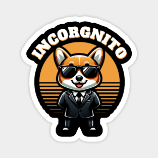 Corgi Incorgnito Magnet