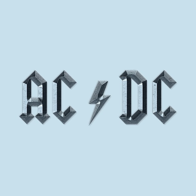 AC DC 3D logo by EduardoLimon