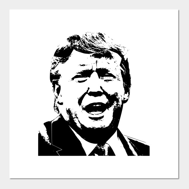 Donald Trump Drawing Donald Trump Posters And Art Prints Teepublic Uk