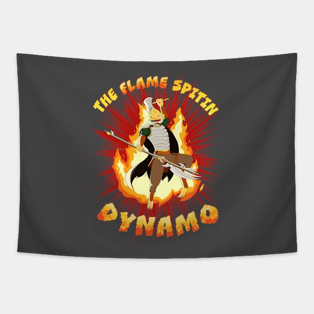 The Flame Spitin Dynamo Tapestry by AoD