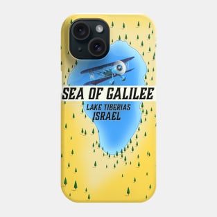 Sea of Galilee Israel Travel poster Phone Case