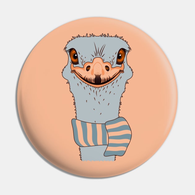 Ostrich Pin by lents