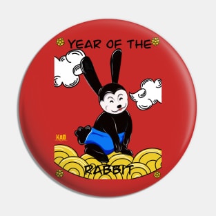 The Year of The Rabbit Pin