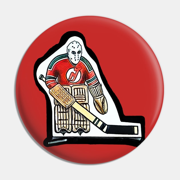 Coleco Table Hockey Players - New Jersey Devils Goalie Pin by mafmove