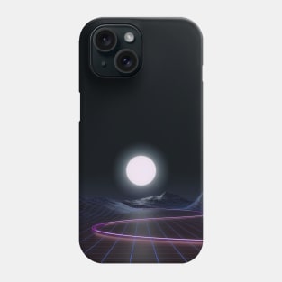 Neon Moonset Phone Case