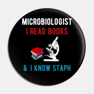 I read books and know staph Pin