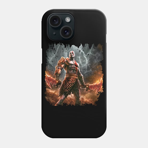 warrior game Phone Case by opobleter