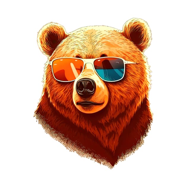 Fun Glasses Bear by Prilidiarts