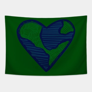 Earth Heart Tapestry