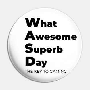 WASD - The key to gaming - fun gaming - keyboard gaming Pin