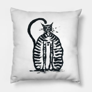 Feed Me Feline IV/V (cut-out) Pillow