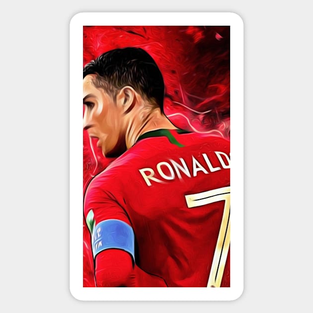 Ronaldo Wallpaper Stickers for Sale