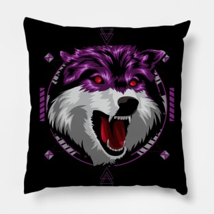 wolf alpha lover Pillow