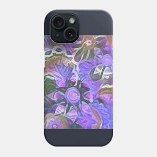 Violet Floral Pattern Phone Case