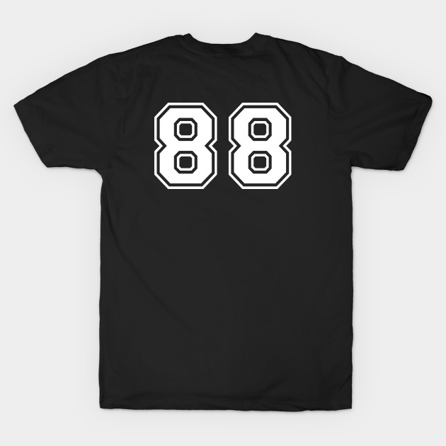 Number 88 Eighty Eight Back - Number 88 - T-Shirt | TeePublic