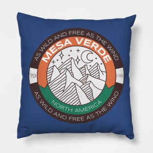 Mesa Verde National Park Hiking Camping Outdoors Outdoorsman Pillow