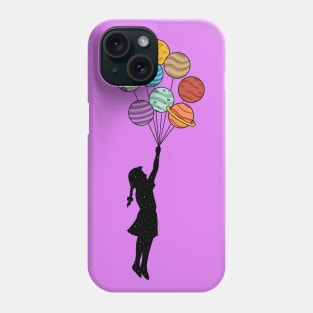 Planets balloons Phone Case