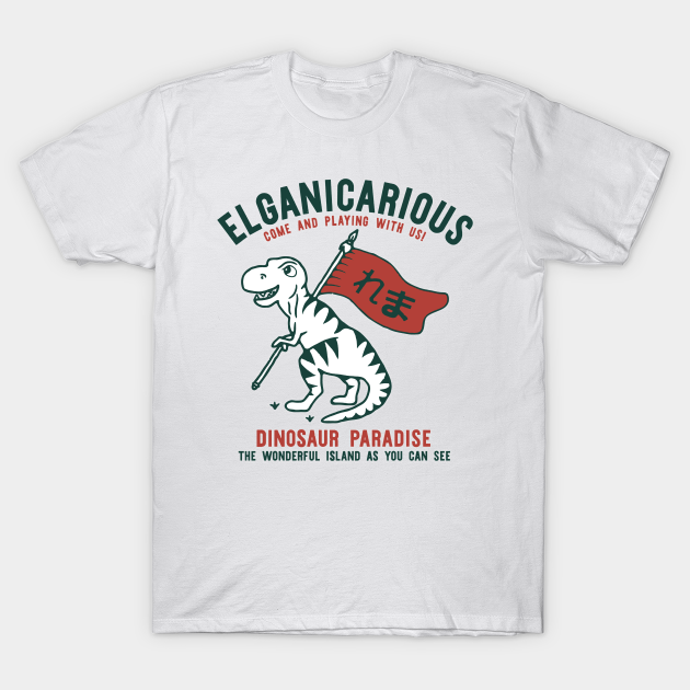 Discover elganicarious dinosaur paradise - Dinosaur Lover - T-Shirt