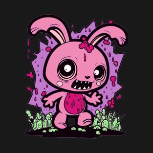 Pink  Zombie Rabbit T-Shirt