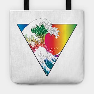 Gay Wave Off Kanagawa Tote