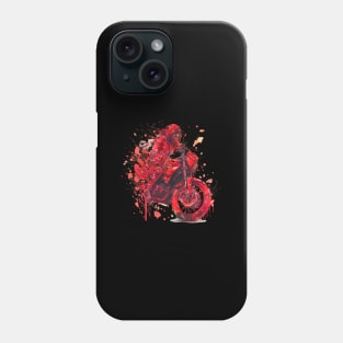 the red bike Phone Case