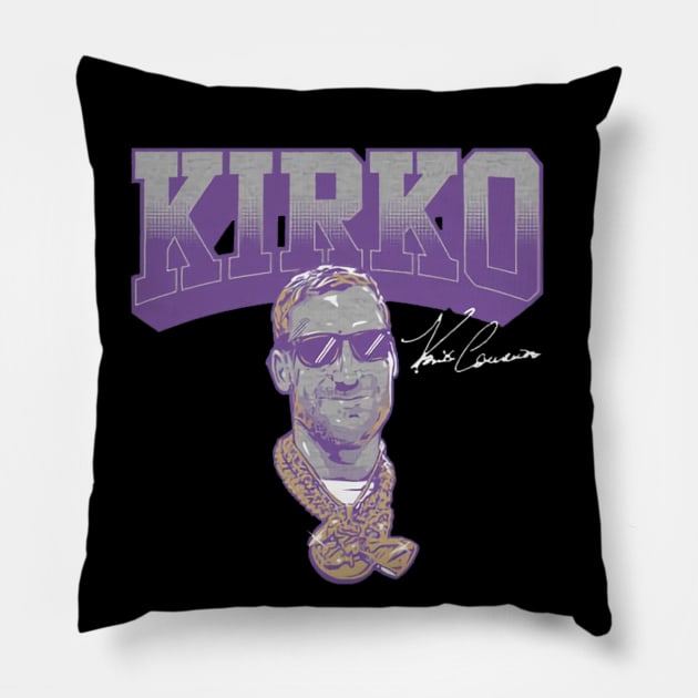 Kirk Cousins Kirko Chainz Pillow by Chunta_Design