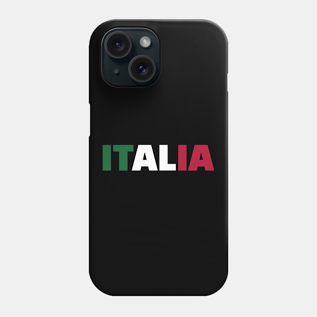 Italia italy flag Phone Case by Designzz