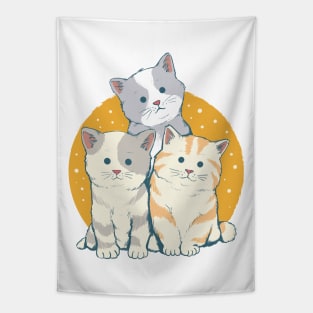 cat family Tapestry