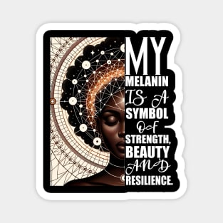 Melanin Afrocentric Affirmatrion Gift Magnet