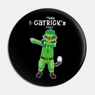 St Patrick's Day with Cat Tricks Pin