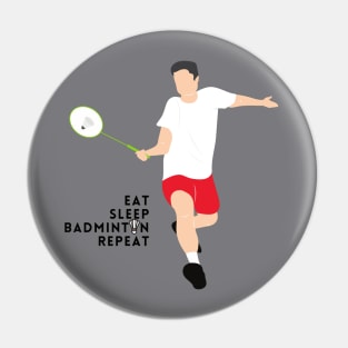 eat sleep badminton repeat Pin