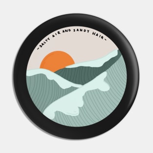 "salty air and sand hair" beachy aesthetic Pin