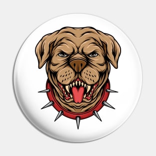 bulldog head Pin