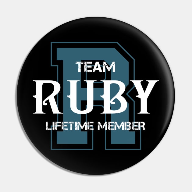 Team RUBY Lifetime Member Pin by HarrisonAlbertinenw