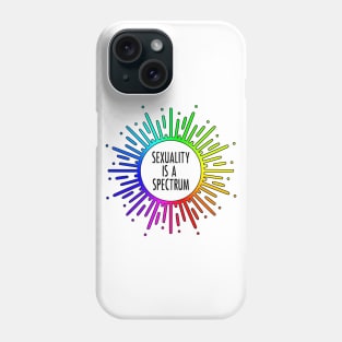 Sexuality Is A Spectrum Phone Case