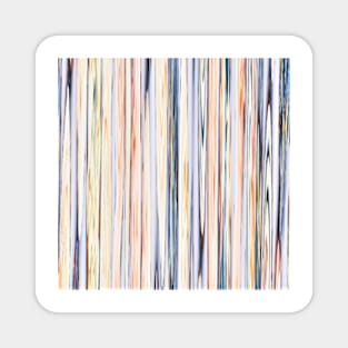 pastel abstract striped pattern Magnet