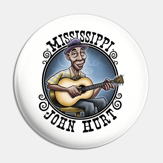 Mississippi John Hurt Pin by donar