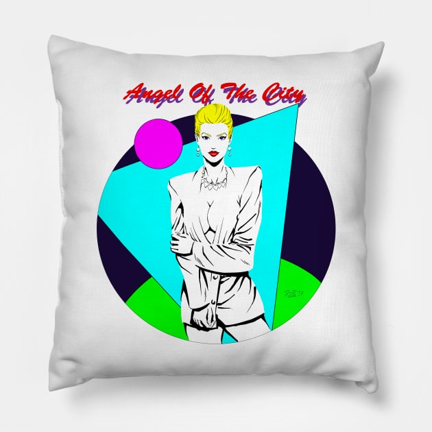 Angel of the City Pillow by Pablo Romero Art