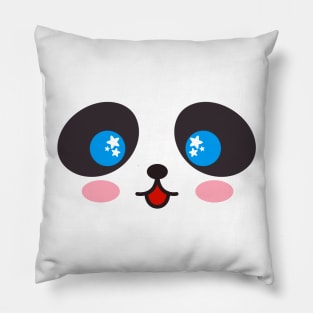 Panda Face Pillow