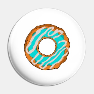 Donut blue Doughnuts Candy Bakery Best Gift Idea Pin