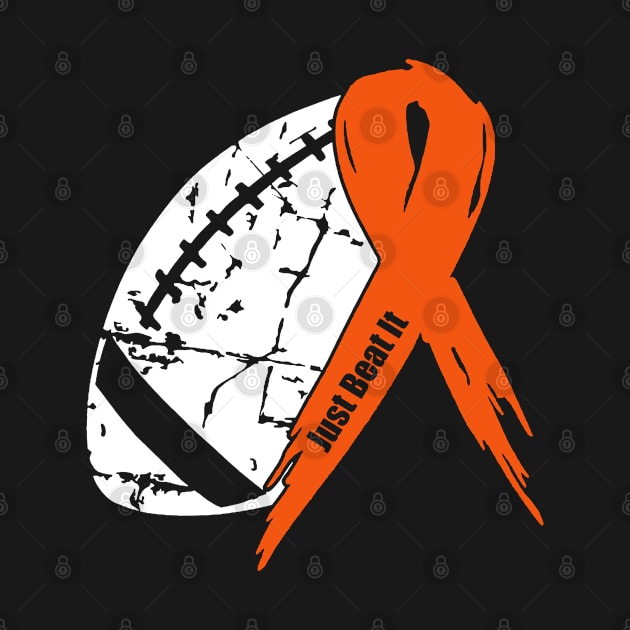 Addiction Recovery Awareness Football Ribbon by KHANH HUYEN