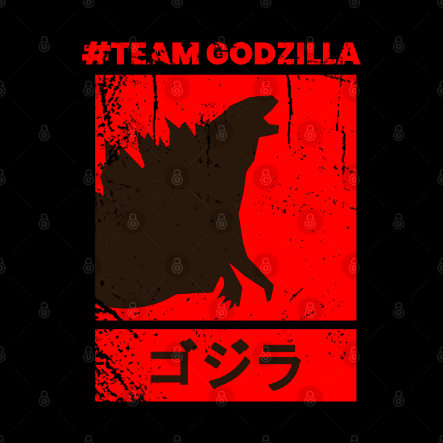 Godzilla vs Kong - Team Godzilla by AlfinStudio