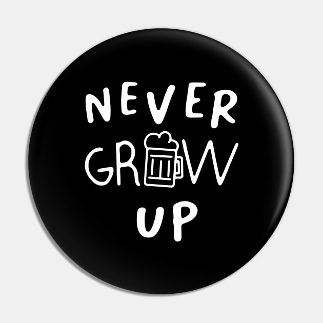 Never Grow Up Pin by denufaw