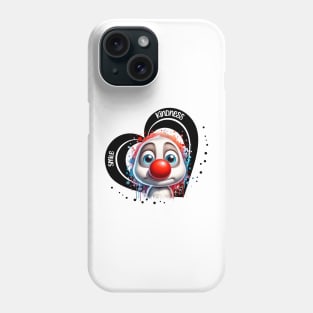 Red Nose 2024 cute red nose bear toy cuddly kindness smile Phone Case