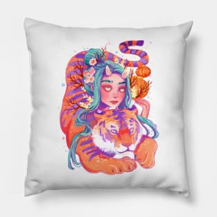 Oni tigress Pillow