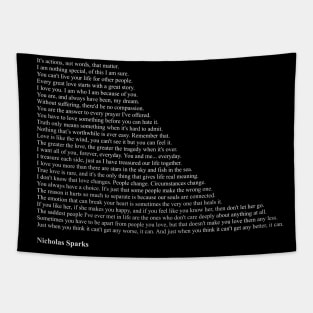 Nicholas Sparks Quotes Tapestry
