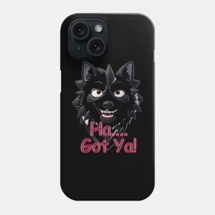 funny wolf scary style Phone Case