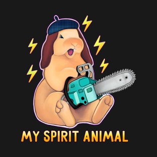 Rabbit with chainsaw my spirit animal T-Shirt