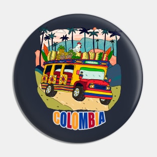 colombian chiva Pin