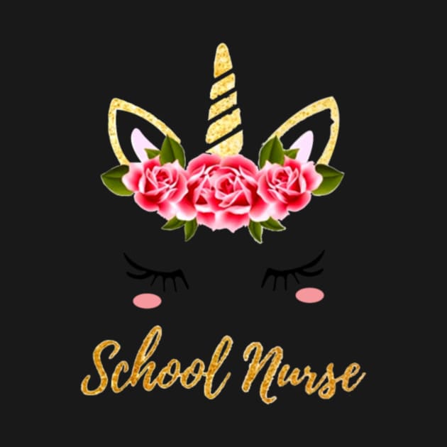 just for school nurae school nurse unicorn by Xizin Gao